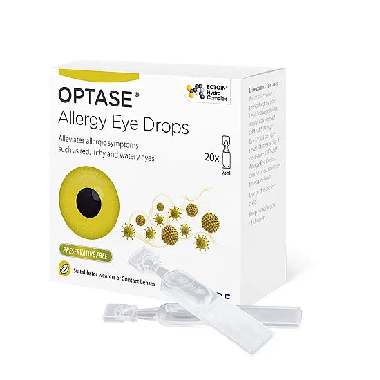 OPTASE Allergy Eye Drops - 20 x 0.5ml