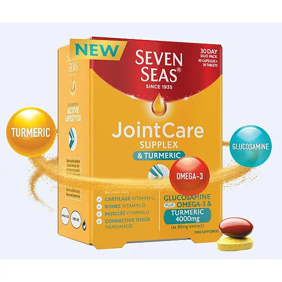 Seven Seas JointCare Supplex & Turmeric - 30 Capsules & 30 Tablets