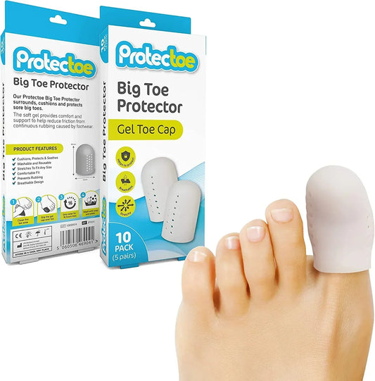 Toe Protector Gel Toe Cap - Pack of 10