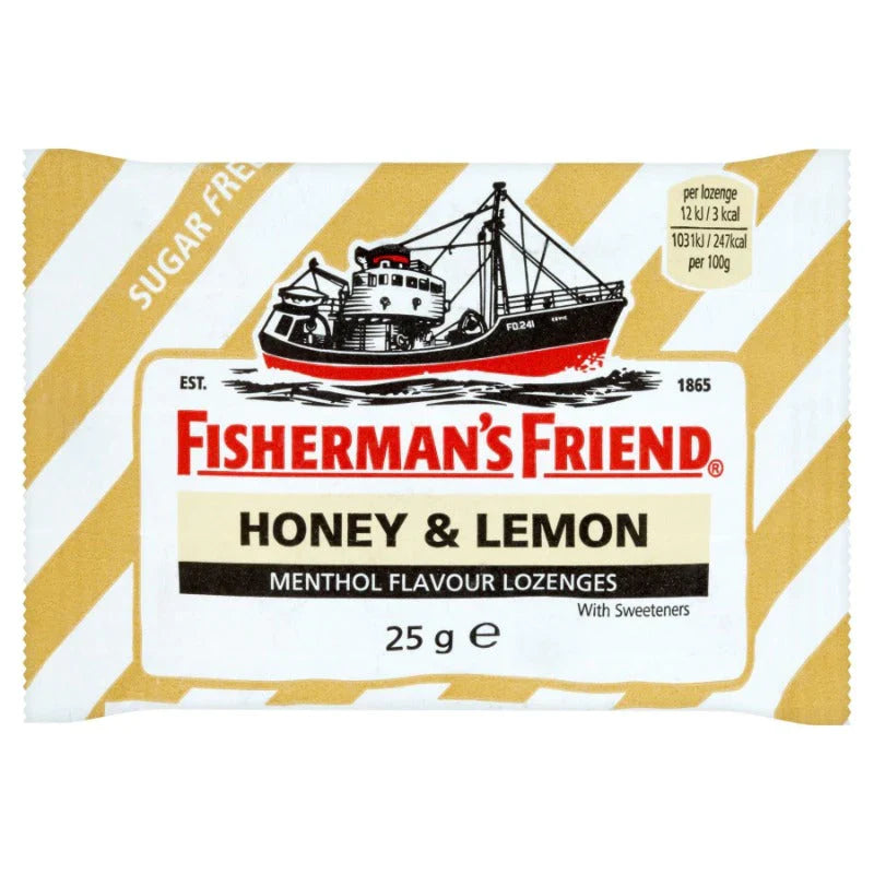 Fisherman's Friend Honey & Lemon Lozenges-Singles