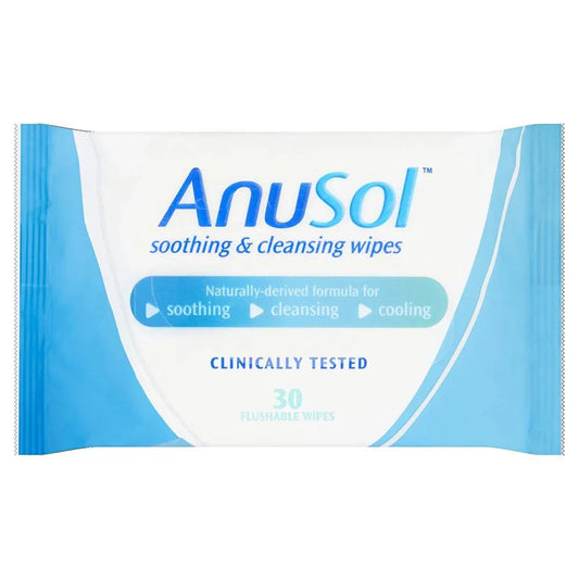 Anusol Soothing & Cleansing Wipes- 30 Wipes