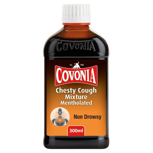 Covonia Chesty Cough Mixture Mentholated - 300ml