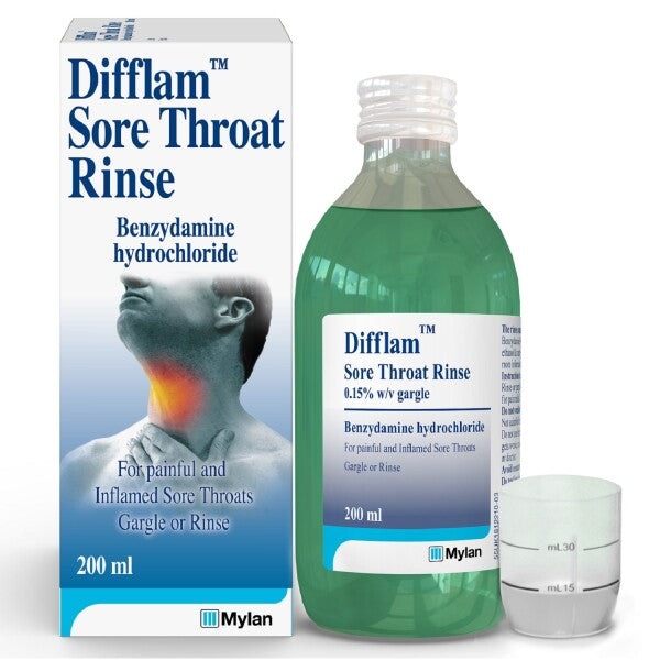 Difflam Sore Throat Rinse - 200ml