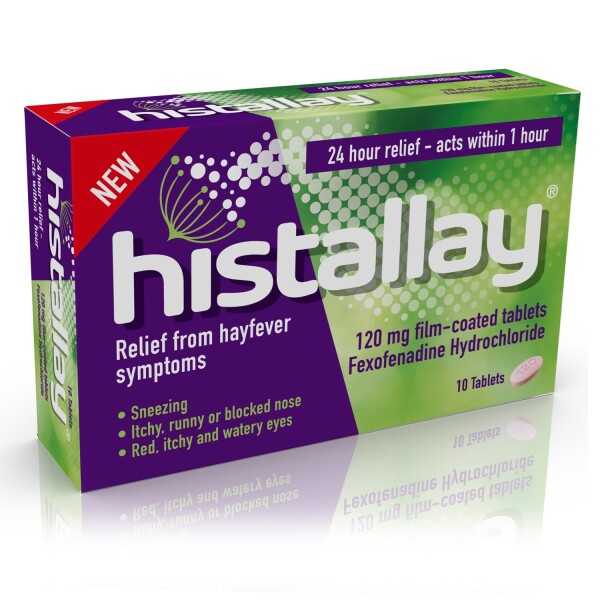 Histallay Fexofenadine 120mg - 10 Tablets