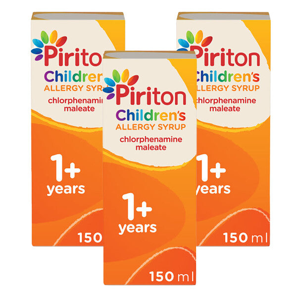 Piriton Hayfever & Allergy Relief Syrup for Children -150ml