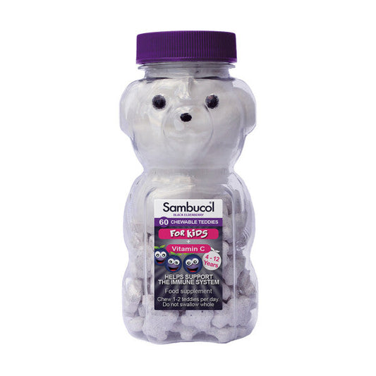 Sambucol Black Elderberry Chewable Teddies for Kids