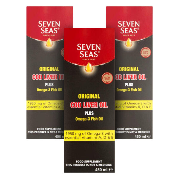 Seven Seas Original Cod Liver Oil Liquid - 450ml