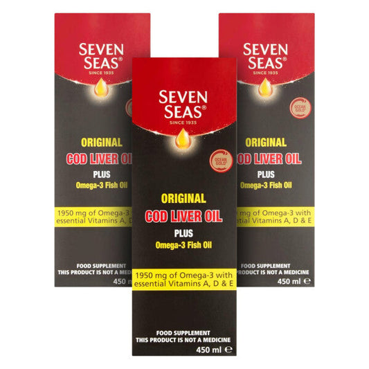 Seven Seas Original Cod Liver Oil Liquid - 450ml