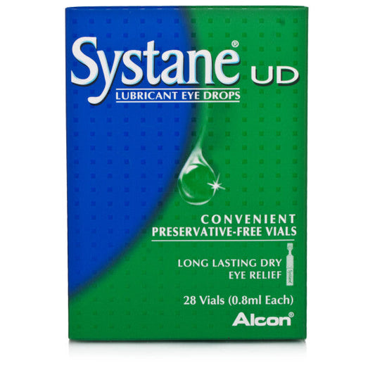 Systane Lubricating Eye Drops - 28 Individual Vials (0.8ml Each)