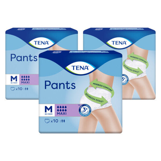 TENA Incontinence Pants Maxi Medium Size - 10 Pants