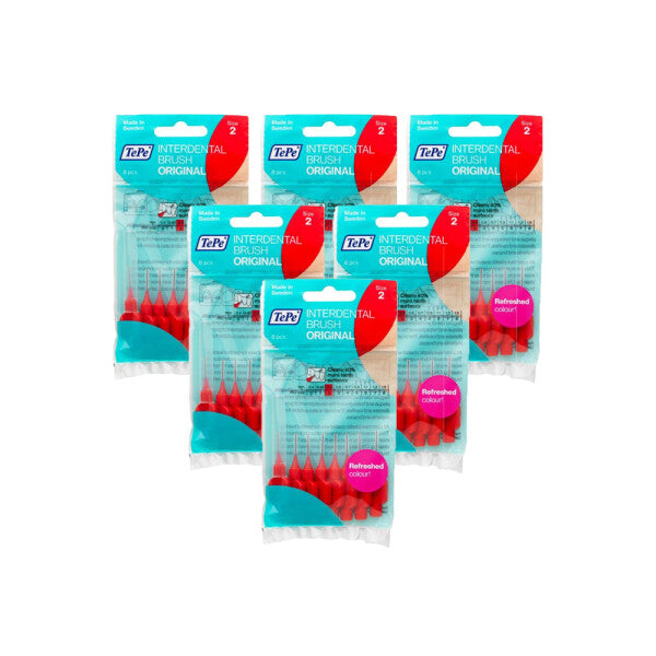 TePe Interdental Brushes Original Red