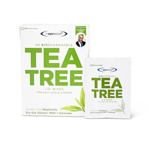 The Eye Doctor Biodegradable Tea Tree Eyelid Wipes