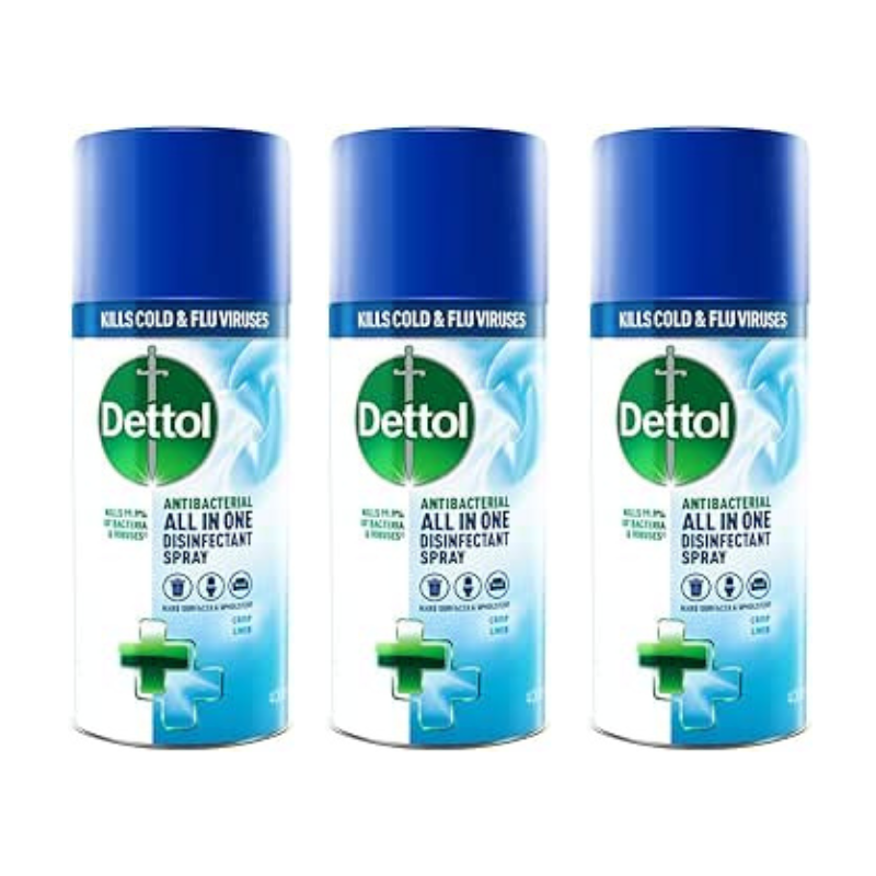 Dettol All-In-One Disinfectant Spray Crisp Linen - 400ml