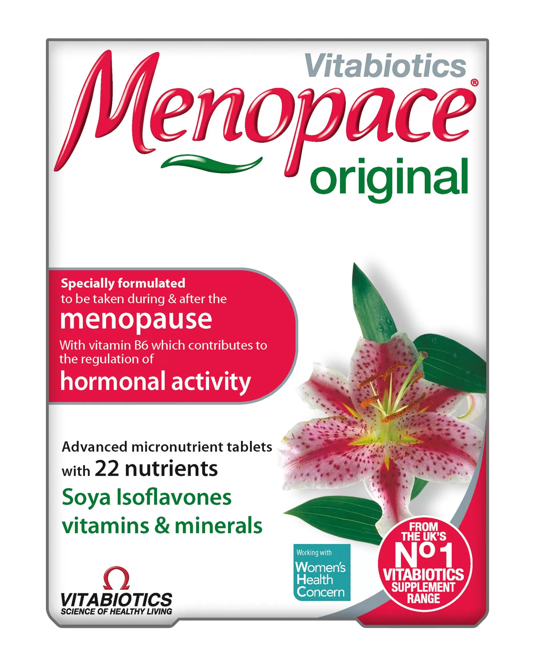 Vitabiotics Menopace – 30 Tablets