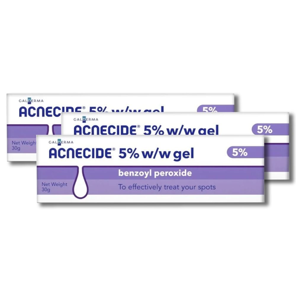 Acnecide 5% Gel Benzoyl Peroxide - 60g