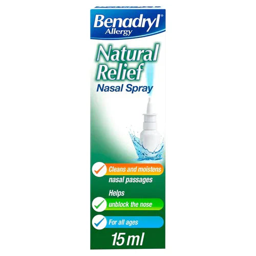 Benadryl Allergy Natural Relief Nasal Spray - 15ml