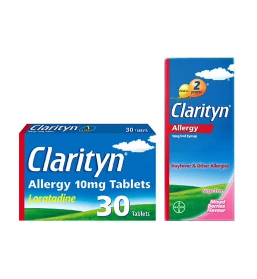 Clarityn Family Bundle - Clarityn Allergy 10mg Tablets and Clarityn Allergy Syrup 60ml