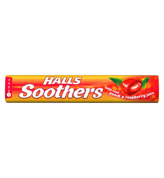 Halls Soothers Peach & Raspberry - Singles