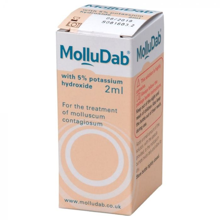 MolluDab Solution (5% Potassium Hydroxide)  - 2ml