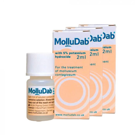 MolluDab Solution (5% Potassium Hydroxide)  - 2ml