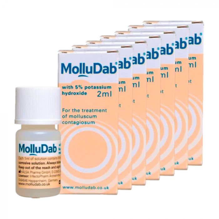 MolluDab Solution (5% Potassium Hydroxide)  - 2ml