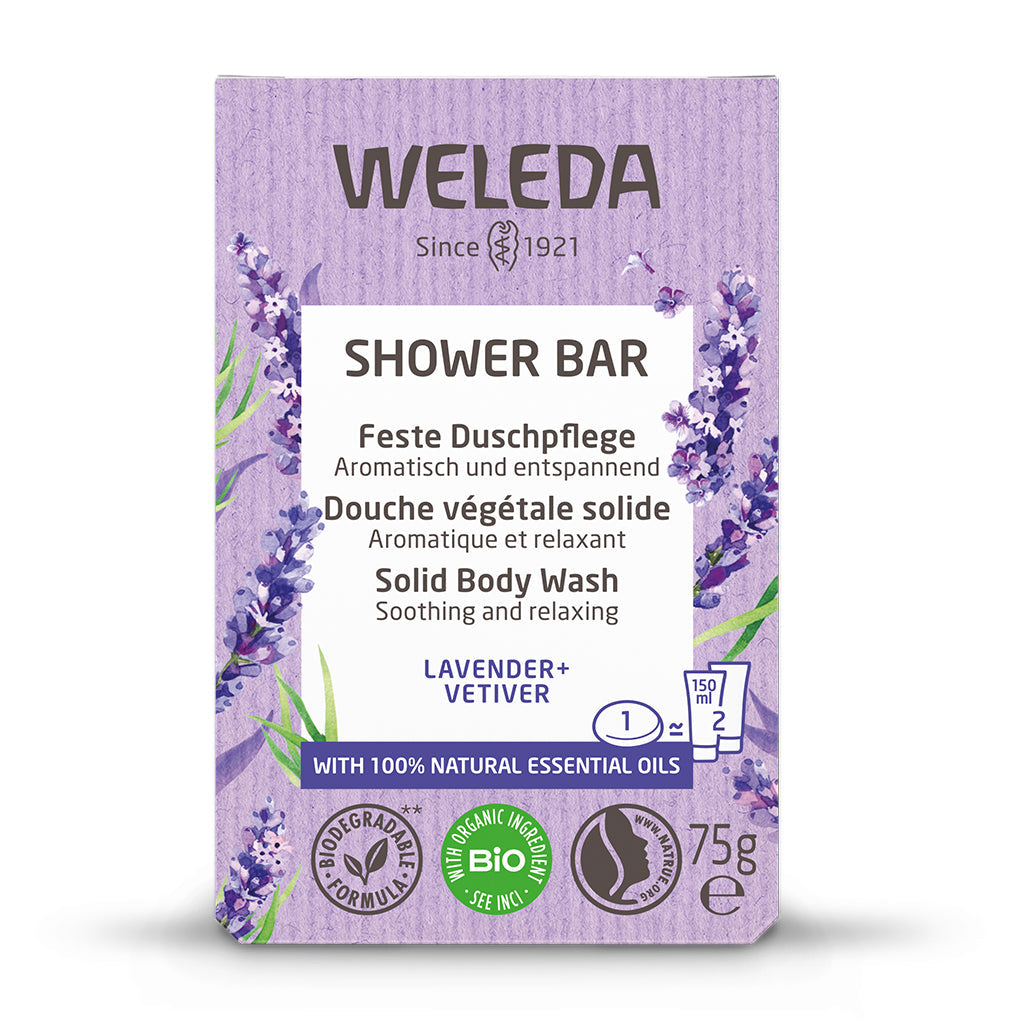 Weleda Shower Bar Lavender & Vetiver 75g