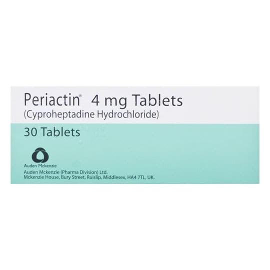 Periactin 4mg (30 Tablets)