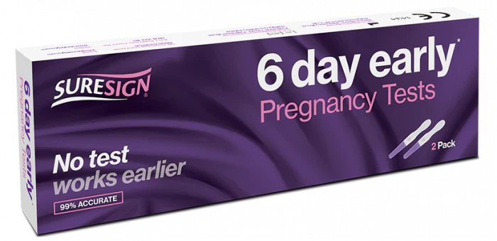 Suresign 6 Day Early Midstream Pregnancy Test