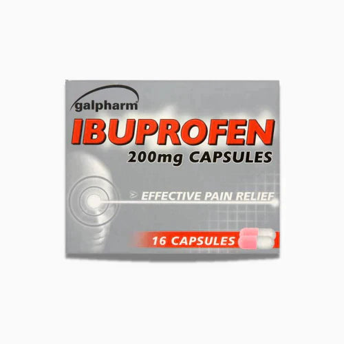 Galpharm Ibuprofen 200mg Capsules 16's