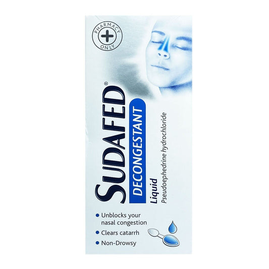 Sudafed Decongestant Liquid 100ml