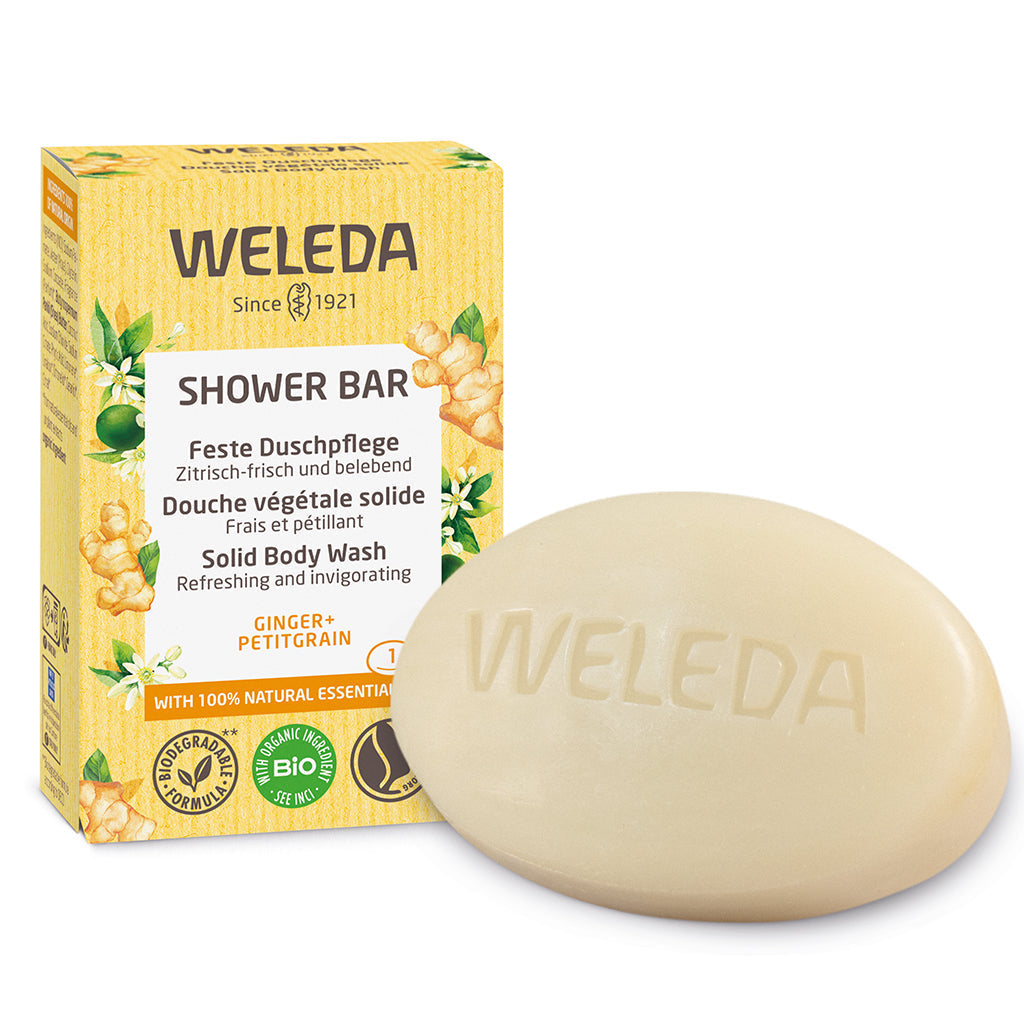 Weleda Shower Bar Ginger & Petitgrain 75g