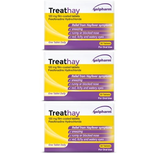 Treathay Fexofenadine -120mg 30 tablets