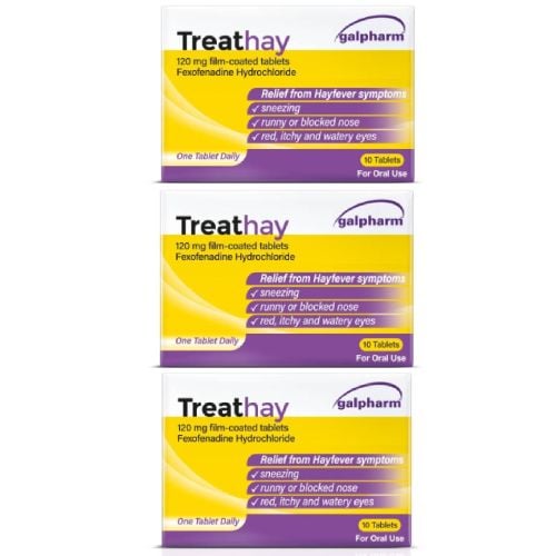 Treathay Fexofenadine 120mg - 10 tablets